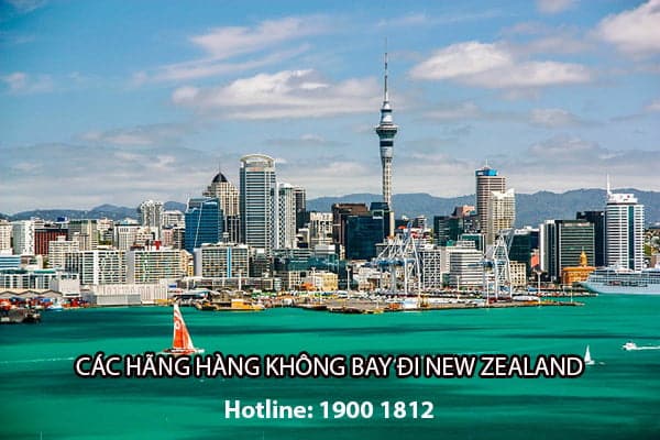 Các hãng hàng không bay đi New Zealand