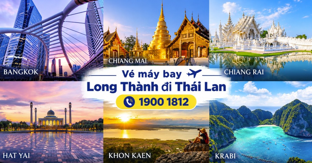 Vé máy bay Long Thành đi Thái Lan